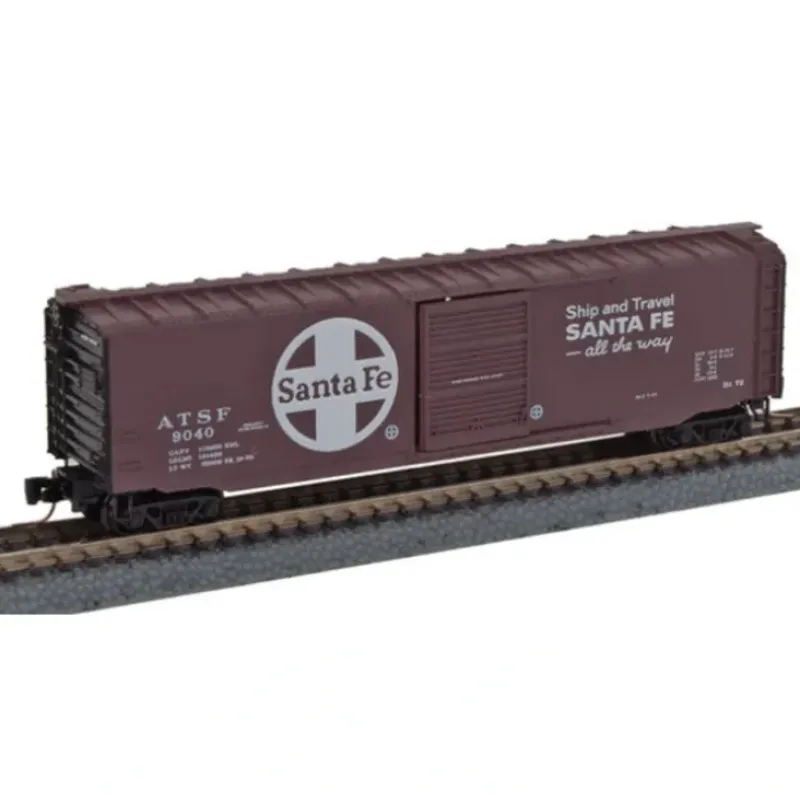 Micro-Trains 99400070 Z Santa Fe 50' Single-Door Boxcar RTR Runner (Pack of 4) - Your Source for Gaming Essentials* Discount
