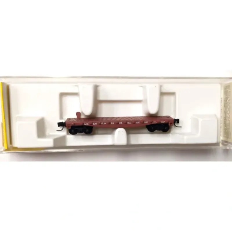 Discount Micro-Trains 14502 Z Scale ATSF 50" Flat Car #90806 NIB - Your Source for Gaming Essentials Trains