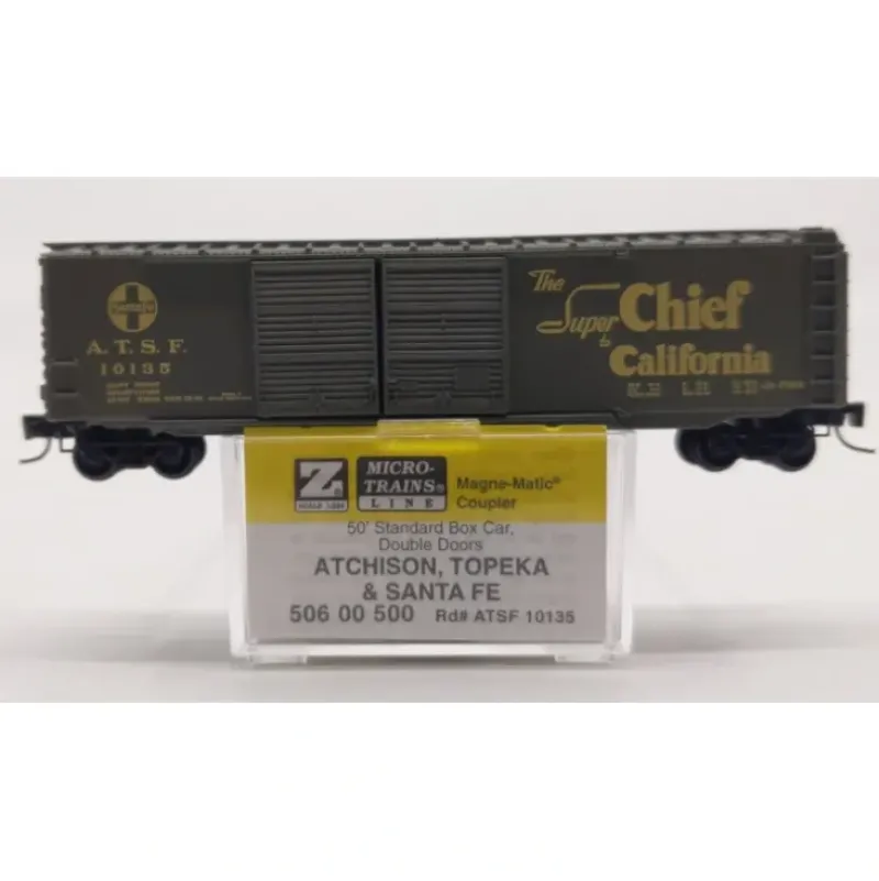 Micro-Trains 50600500 Z Scale ATSF 50' Standard Boxcar #10135 NIB - Your Source for Gaming Essentials* Sale