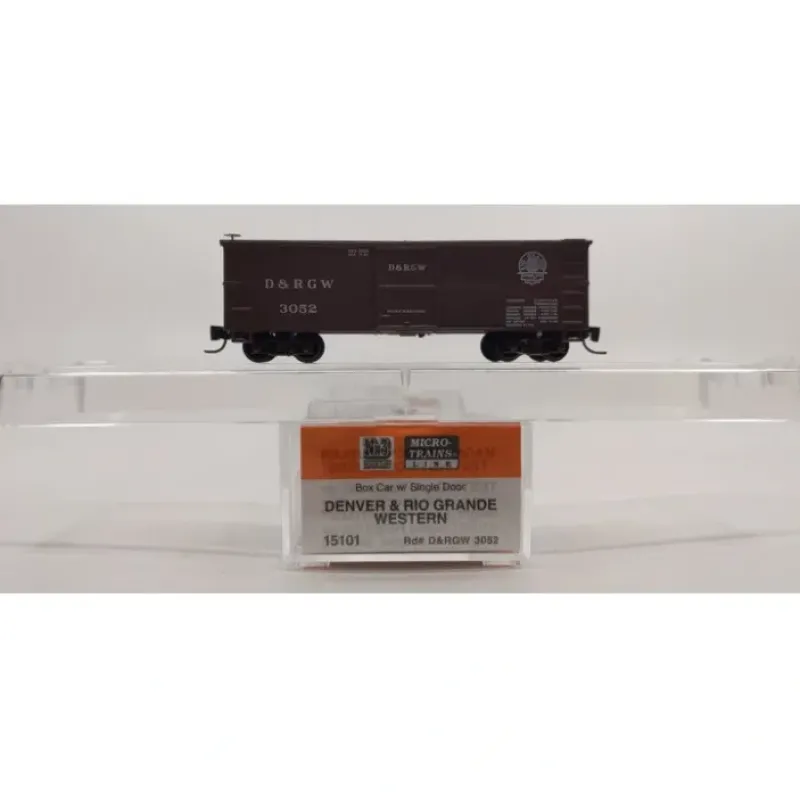 Best Micro-Trains 01500101 Z Scale Denver & Rio Grande Wood Sheathed SD Boxcar #3052 NIB - Your Source for Gaming Essentials Trains