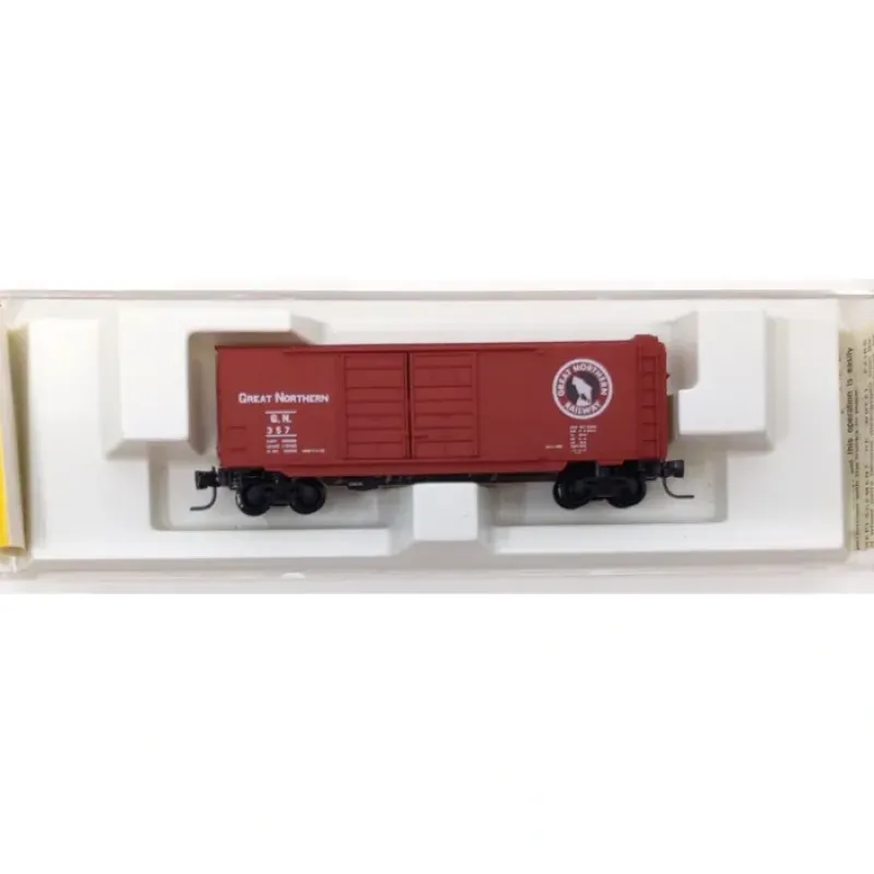 Sale Micro-Trains 14802-2 Z Scale GN 40' Standard Double-Door Boxcar #3350 NIB - Your Source for Gaming Essentials Trains