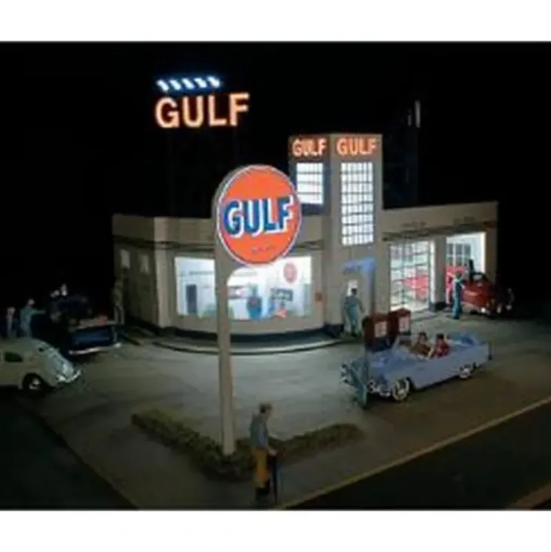 Miller Engineering 80931 HO Gulf Station Lighting Kit - Your Source for Gaming Essentials* New