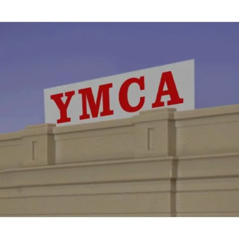 Miller Engineering 2072 N/HO Animated Neon Sign YMCA Small Horizonal - Your Source for Gaming Essentials* Sale