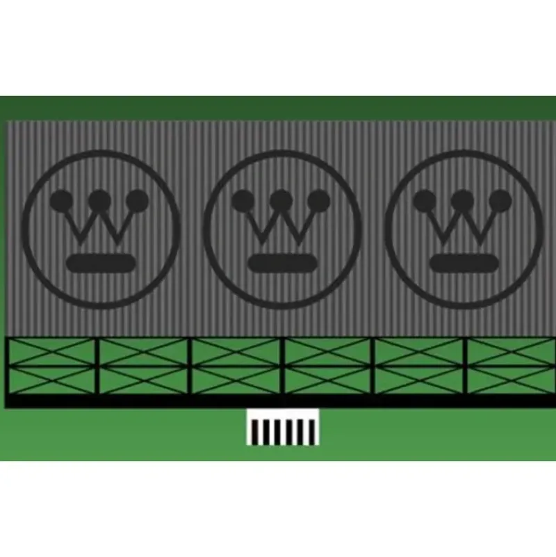 Miller Engineering 441552 N/HO Westinghouse Animated Neon Billboard Small - Your Source for Gaming Essentials* Clearance