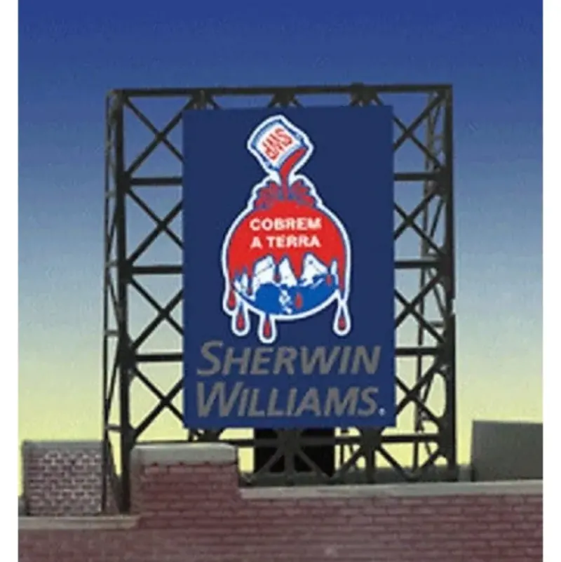 Miller Engineering 338935 N/Z Sherwin Williams Paints Rooftop Billboard Small - Your Source for Gaming Essentials* Discount