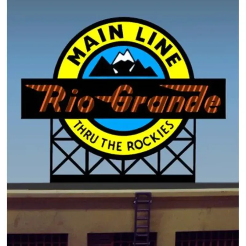 Miller Engineering 880601 O/HO Denver & Rio Grande Western Animated Billboard - Your Source for Gaming Essentials* Best
