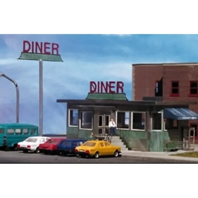 Miller Engineering 100-D Z Parkway Diner Building Kit - Your Source for Gaming Essentials* Best