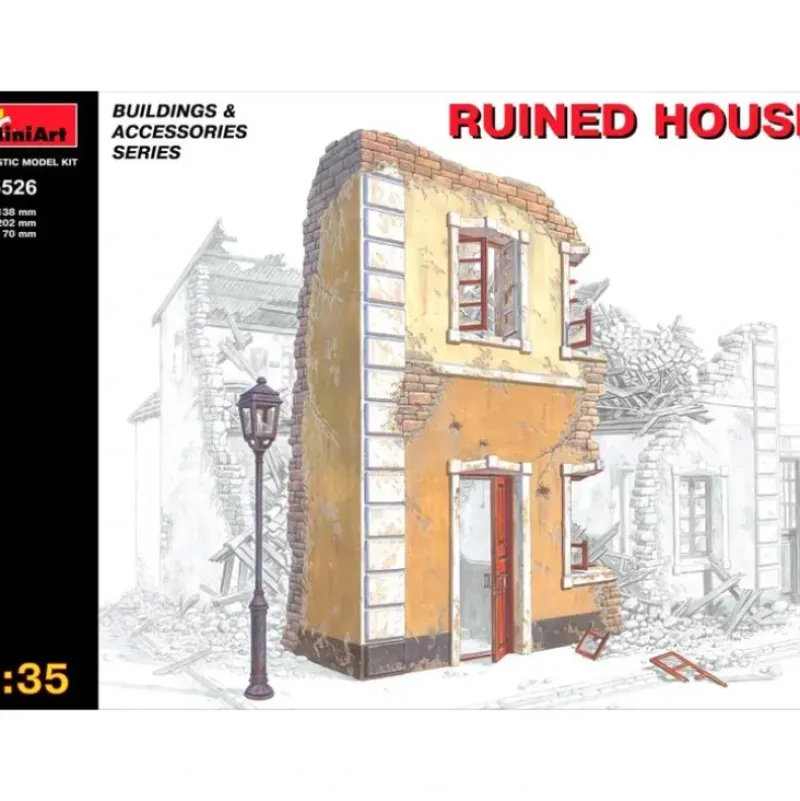 Miniart 35526 1:35 Ruined House - Your Source for Gaming Essentials*