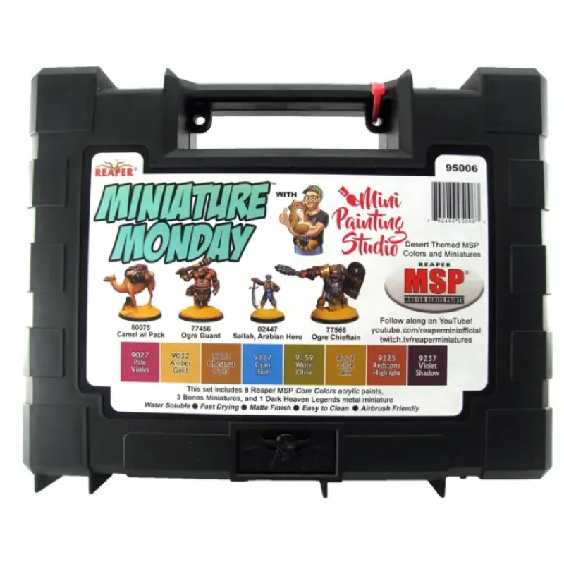 Tabletop Miniatures>Miniature Monday: June 2020 Set - 8 Paints and 4 Miniatures - Your Source for Gaming Essentials