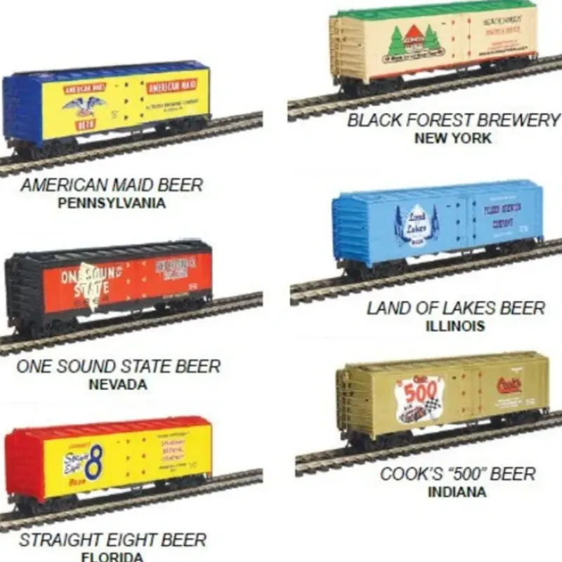 Model Power 98706 HO Beer Car Assortment w/Handle (6) - Your Source for Gaming Essentials* Hot