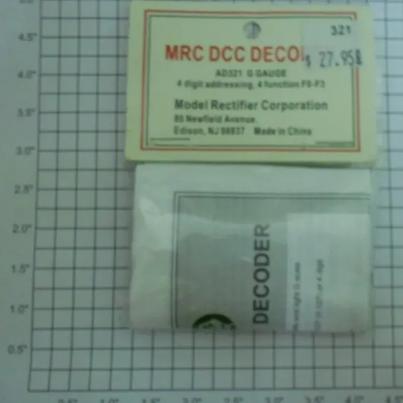 MRC AD321 HO/G DCC Decoders-No Sound 3 Amp, 4 Digit Addressing,128 Speed - Your Source for Gaming Essentials* Online