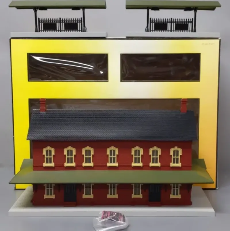 MTH 30-90094 Dark Red Stone Passenger Station w/Dual Platforms LN/Box - Your Source for Gaming Essentials* Sale