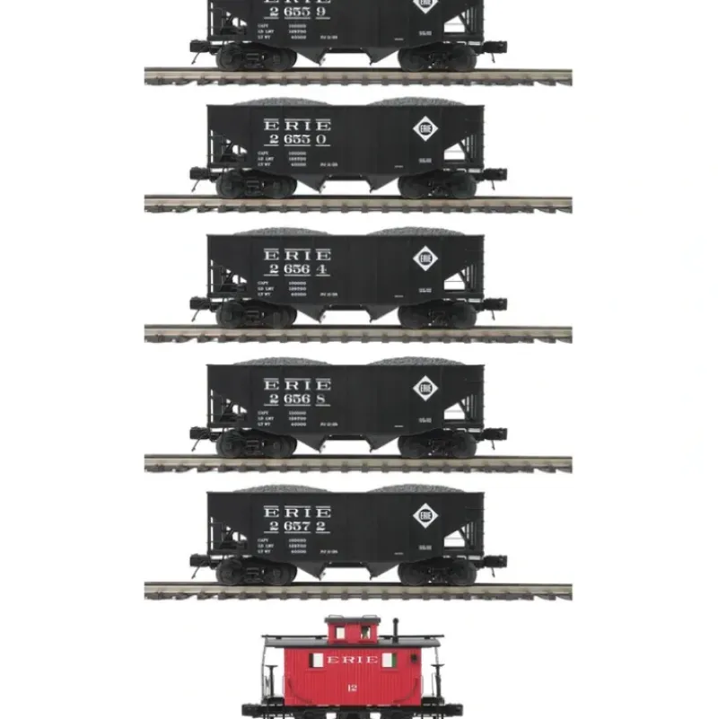 MTH 20-90671 Erie 5-Car 2-Bay Fish Belly Hopper - Your Source for Gaming Essentials* New