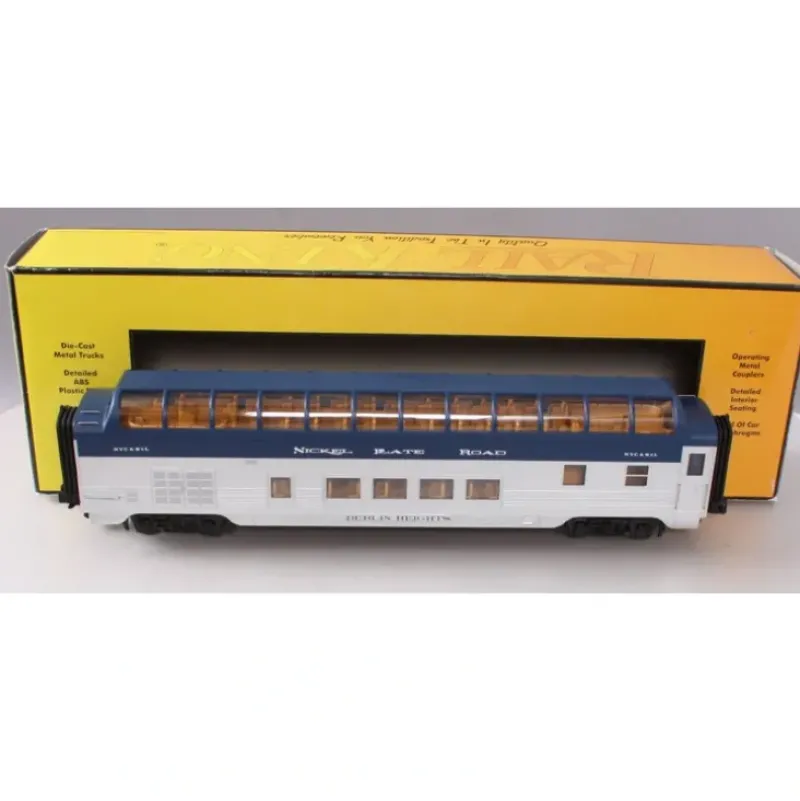 MTH 30-67808 O Nickel Plate Road 60' Streamline Full Vista Dome - Your Source for Gaming Essentials* Best