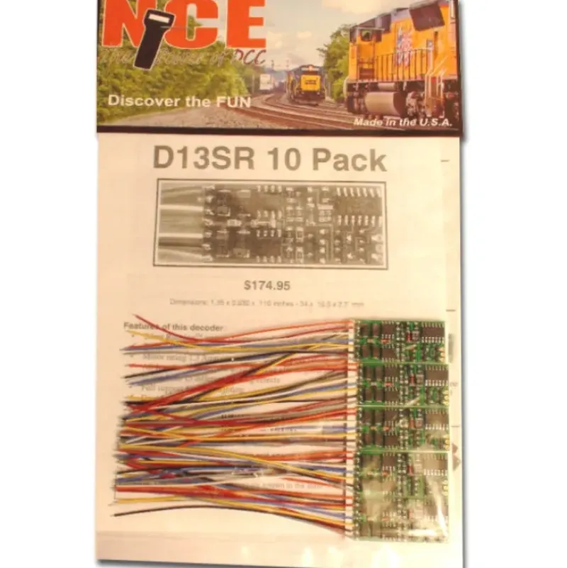 NCE 0121 HO D13SR DCC Decoder, Wired 4-Function 1A - Your Source for Gaming Essentials* Discount