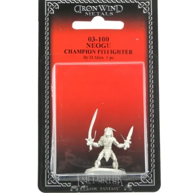 Tabletop Miniatures>Noegu Pitfighter Champion #03-100 Classic Ral Partha Fantasy RPG Metal Figure - Your Source for Gaming Essentials