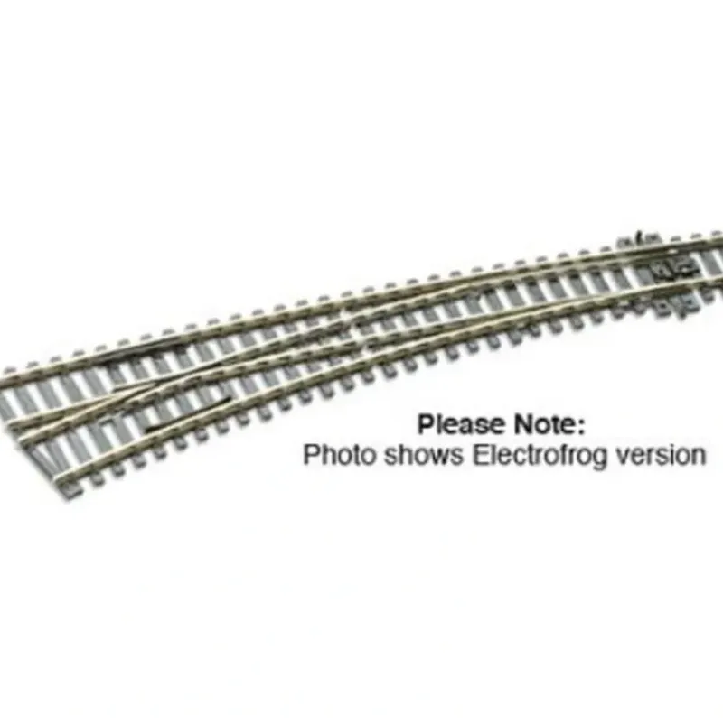 Peco SL-E87 HO/OO Code 100 60"Radius Electrofrog Left Hand Curved Switch Turnout - Your Source for Gaming Essentials* New
