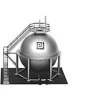 Plastruct 01026 HO 5" x 5" x 6" Spherical Storage Tank Kit - Your Source for Gaming Essentials* Best