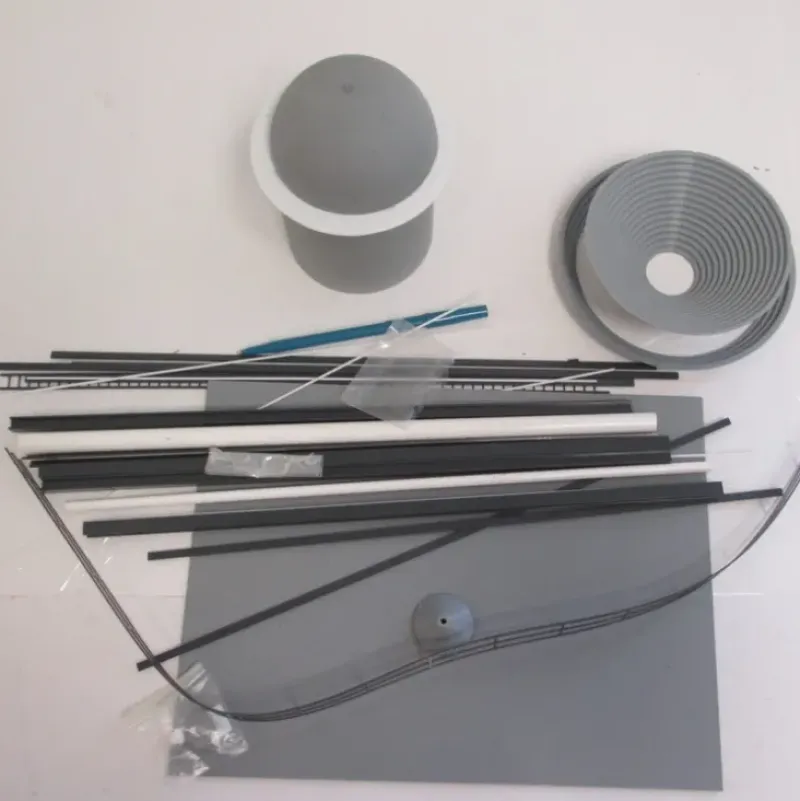 Plastruct 3028 O 7 x 7 x 21 Cone Roof Water Tower Kit - Your Source for Gaming Essentials* New