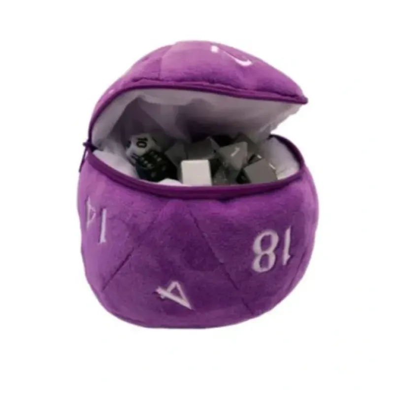 Dice>Plush D20 Dice Bag - Choose your color - Your Source for Gaming Essentials