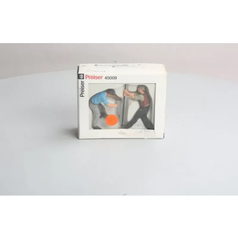 Preiser 45009 G Track Workers Figures with T-Spanner & Crowbar (Set of 2) - Your Source for Gaming Essentials* Clearance