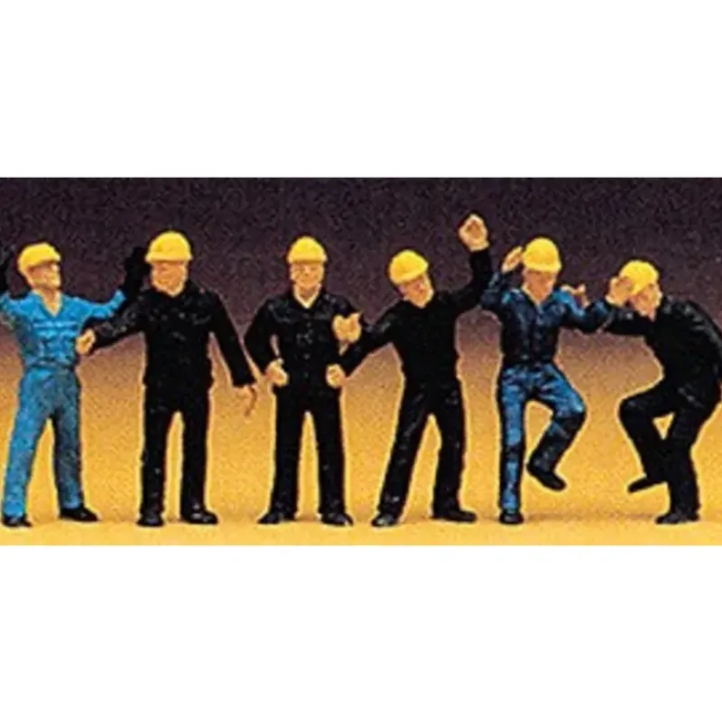 Preiser 14105 HO Railway Shunters Figures (Set of 6) - Your Source for Gaming Essentials*