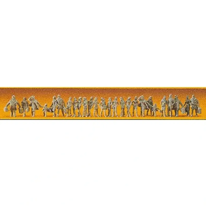 Preiser 16325 HO Unpainted Railway Personnel & Passengers Plastic Figure Kit - Your Source for Gaming Essentials*