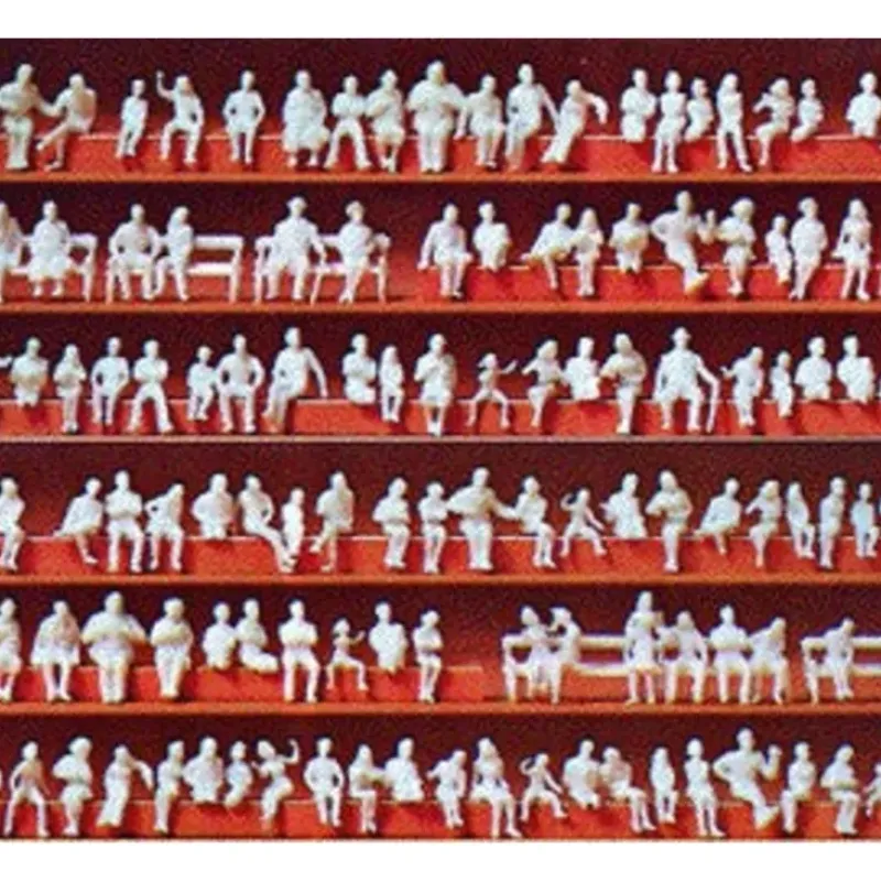 Preiser 79007 N Unpainted Seated Figures (Set of 120) - Your Source for Gaming Essentials* Clearance