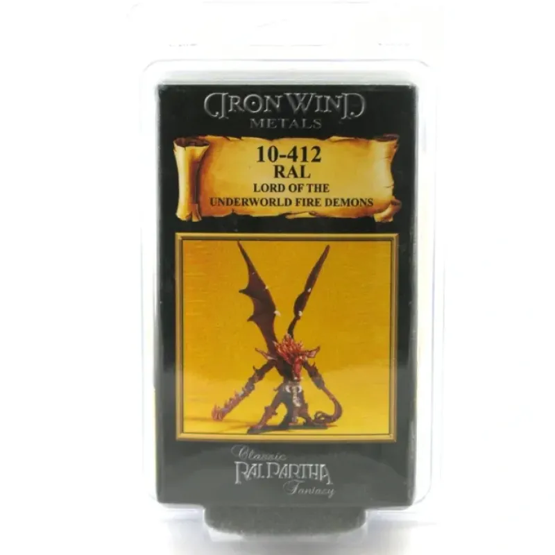 Tabletop Miniatures>Ral Lord of The BalrogsUnderworldFireDemons #10-412 Classic Ral Partha Figure - Your Source for Gaming Essentials