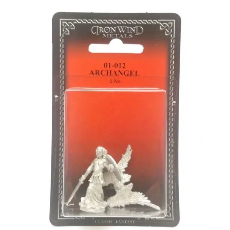 Tabletop Miniatures>Ral Partha Archangel #01-012 Unpainted Classic Fantasy RPG D&D Metal Figure - Your Source for Gaming Essentials