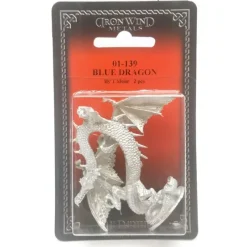 Tabletop Miniatures>Ral Partha Blue Dragon #01-139 Unpainted Classic Fantasy RPG D&D Metal Figure - Your Source for Gaming Essentials