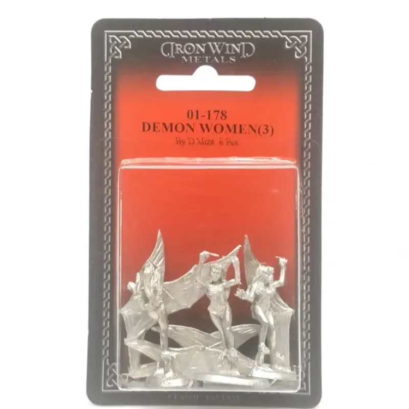 Ral Partha Demon Women (3 Pieces) #01-178 Unpainted Classic Fantasy Metal Figure - Your Source for Gaming Essentials* Sale