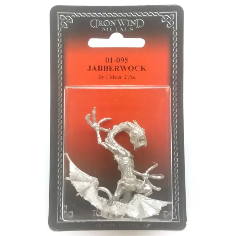 Tabletop Miniatures>Ral Partha Jabberwock #01-095 Unpainted Classic Fantasy RPG D&D Metal Figure - Your Source for Gaming Essentials