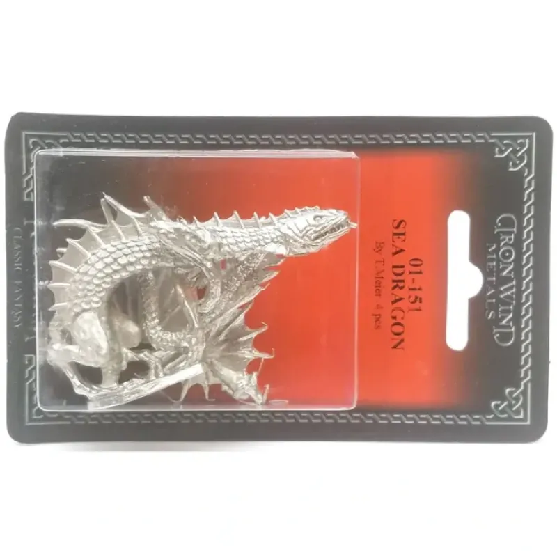 Tabletop Miniatures>Ral Partha Sea Dragon #01-151 Unpainted Classic Fantasy RPG D&D Metal Figure - Your Source for Gaming Essentials