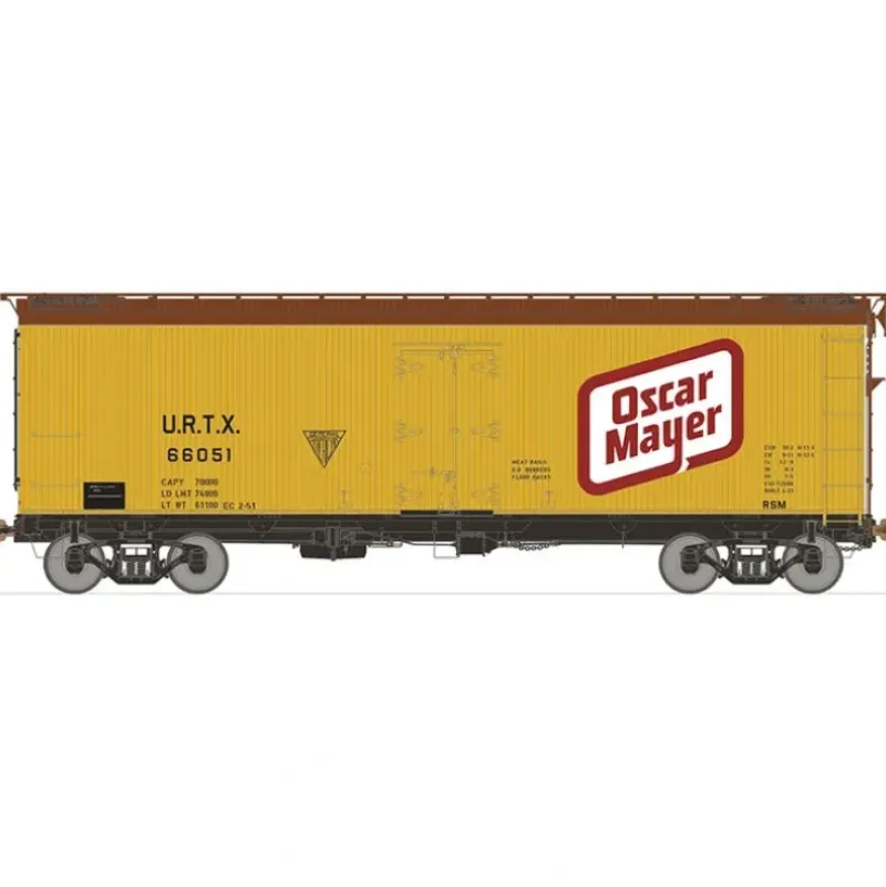 Rapido Trains 121017 HO Oscar Mayer URTX 37' Wood Meat Reefer - Your Source for Gaming Essentials*
