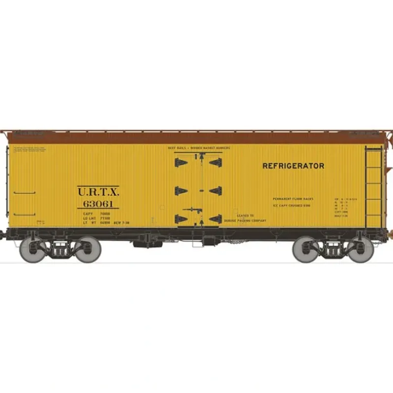 Rapido Trains 121024 HO Union Refrigerator Transit 37' Wood Meat Reefer (4) - Your Source for Gaming Essentials* Hot