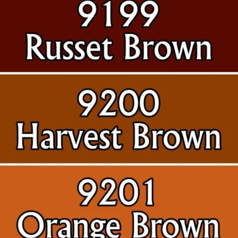 Tabletop Miniatures>Reaper Miniatures Autumn Browns #09767 Master Series Triads 3 Pack .5oz Paint - Your Source for Gaming Essentials