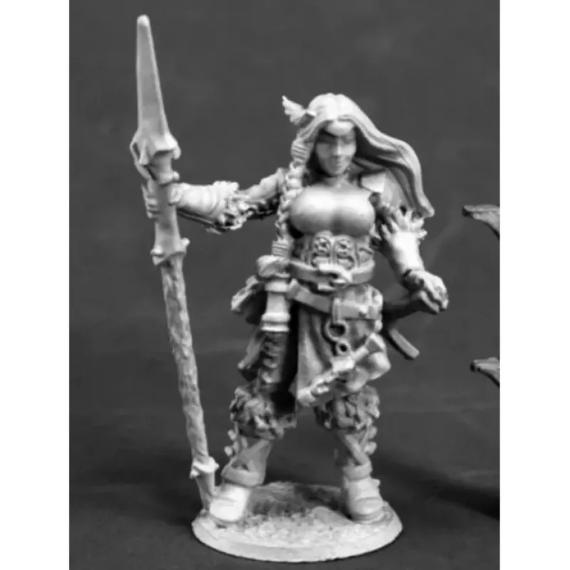 Tabletop Miniatures>Reaper Miniatures Bregan, Valkyrie#03810 Dark Heaven Unpainted Metal Figure - Your Source for Gaming Essentials