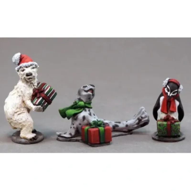 Tabletop Miniatures>Reaper Miniatures Christmas Familiars #01553 Special Edition Unpainted Metal - Your Source for Gaming Essentials