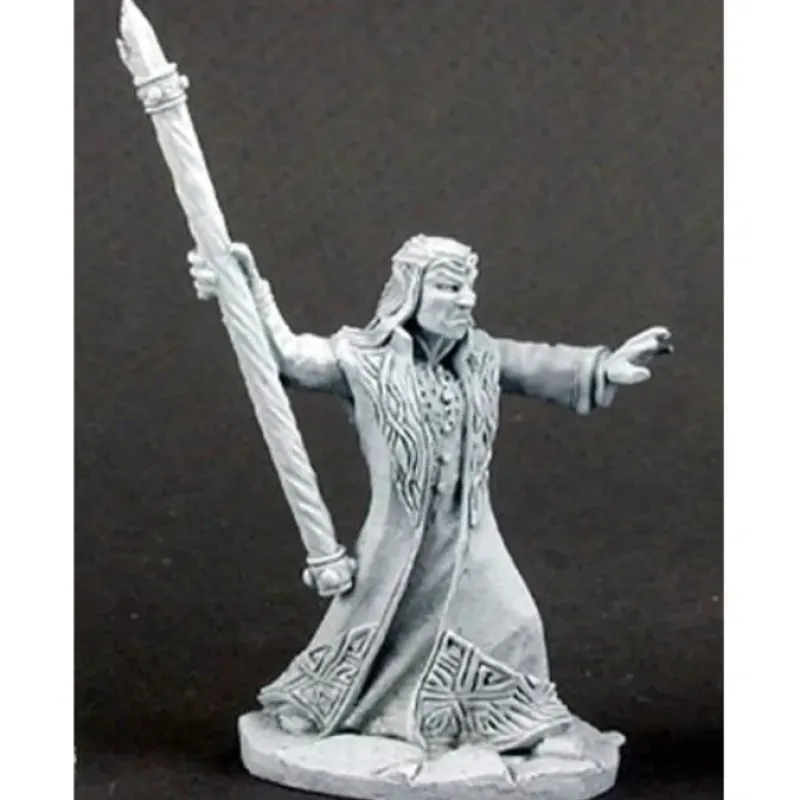 Tabletop Miniatures>Reaper Miniatures Cirdan, High Elf Wizard #02937 Dark Heaven Unpainted Metal - Your Source for Gaming Essentials