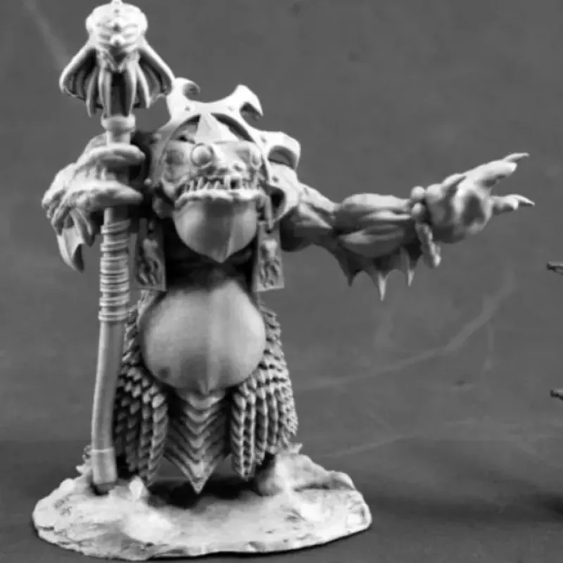Tabletop Miniatures>Reaper Miniatures Deep One High Priest#03809 Dark Heaven Unpainted Metal Figure - Your Source for Gaming Essentials