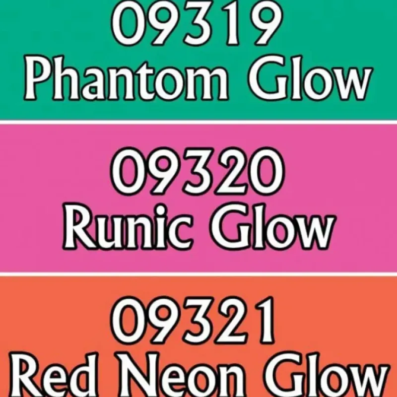 Tabletop Miniatures>Reaper Miniatures Glows #09811 Master Series Triads 3 Pack .5oz Paint - Your Source for Gaming Essentials