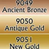Tabletop Miniatures>Reaper Miniatures Gold-Toned Metal #09717 Master Series Triads 3 Pack .5oz Paint - Your Source for Gaming Essentials