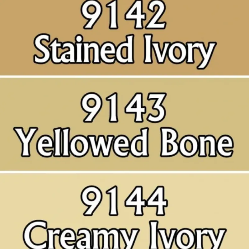 Tabletop Miniatures>Reaper Miniatures Ivory Bone Triad #09748 Master Series Triads 3 Pack .5oz Paint - Your Source for Gaming Essentials