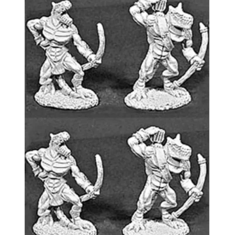 Reaper Miniatures Lizardmen Archers 4 Pcs #06046 Dark Heaven Legends Army Packs - Your Source for Gaming Essentials* Online