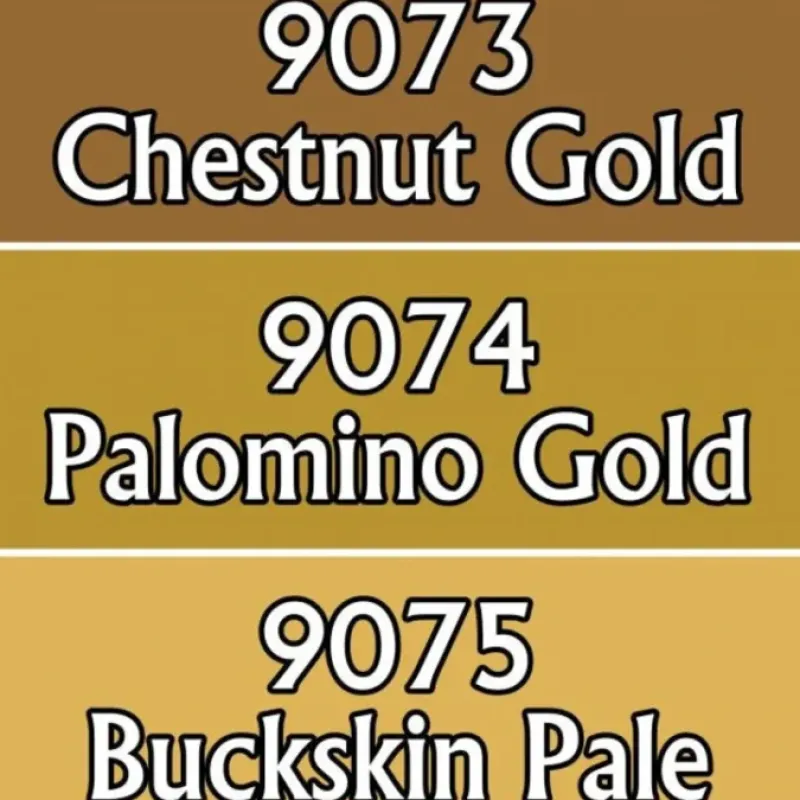 Tabletop Miniatures>Reaper Miniatures Ochre Golds #09725 Master Series Triads 3 Pack .5oz Paint - Your Source for Gaming Essentials
