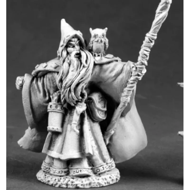 Tabletop Miniatures>Reaper Miniatures Qualanar, Human Wizard #03693 Dark Heaven Unpainted Metal - Your Source for Gaming Essentials