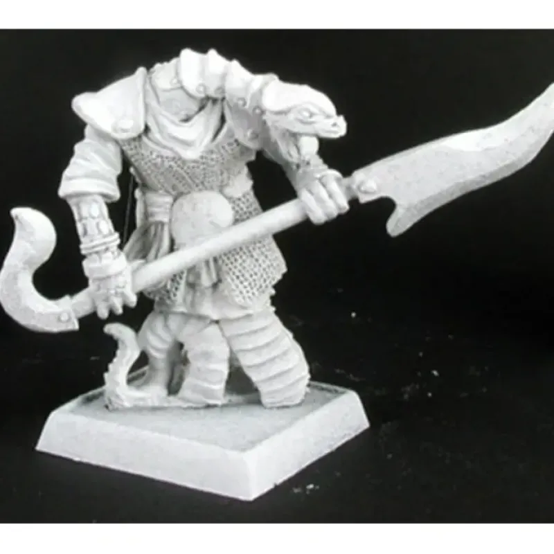 Tabletop Miniatures>Reaper Miniatures Ssathuss, Nagendra Sergeant #14187 Reptus Unpainted D&D Mini - Your Source for Gaming Essentials