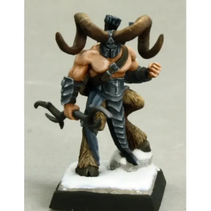 Tabletop Miniatures>Reaper Miniatures The Horned Hunter #60100 Pathfinder Miniatures Unpainted Mini - Your Source for Gaming Essentials
