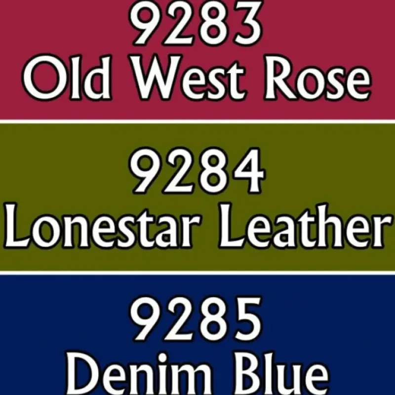 Tabletop Miniatures>Reaper Miniatures Western Colors #09795 Master Series Triads 3 Pack .5oz Paint - Your Source for Gaming Essentials